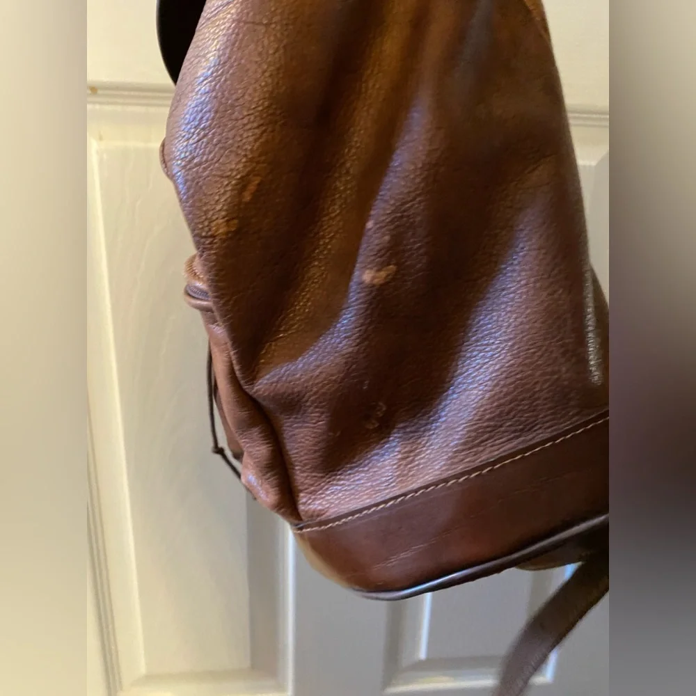 Vintage Leather backpack purse - Picture 10 of 11
